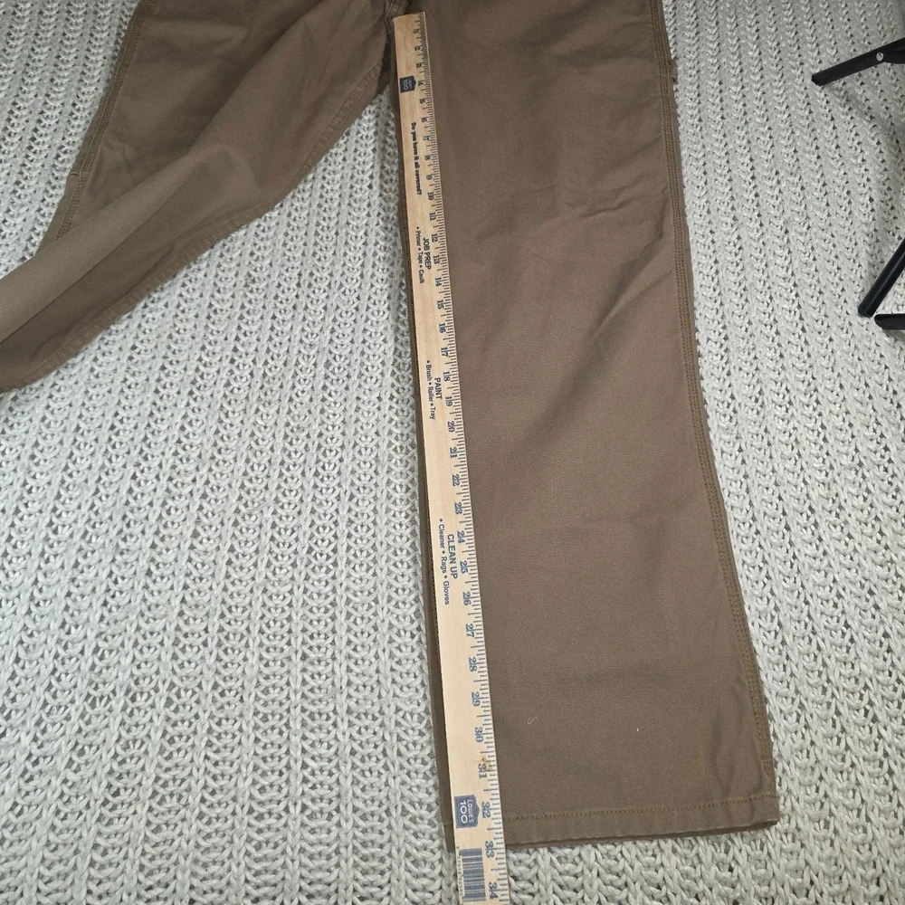 NWT Wolverine Hammerloop Carpenter Work Pants Men's 44x34 Beige Brown 100%cotton